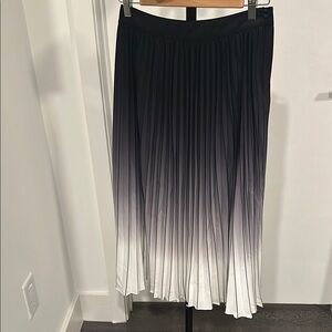 Elegant Ombre Pleated Skirt